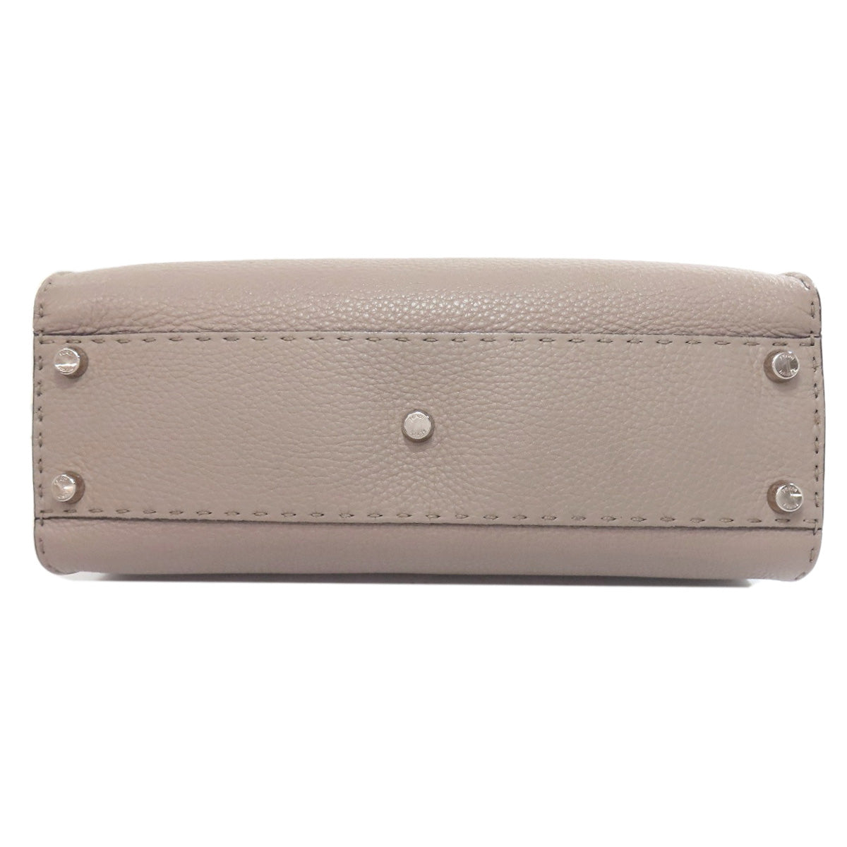 FENDI Handbag Calfskin beige Peekaboo Celeria 2WAY Women