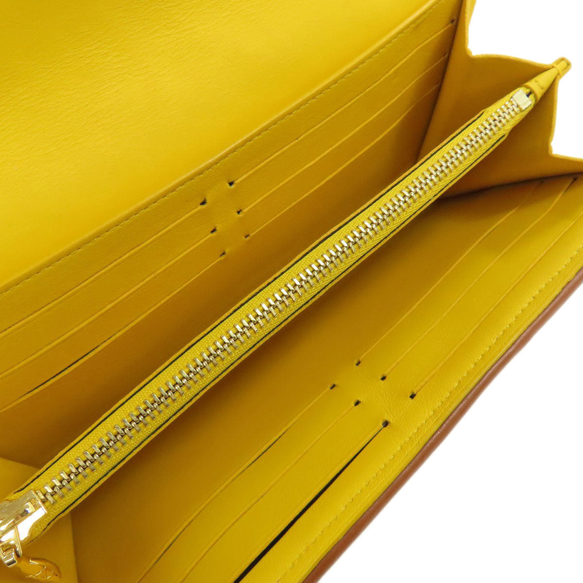 LOUIS VUITTON Long Wallet Purse M80416 canvas yellow Portefeuille Capsine