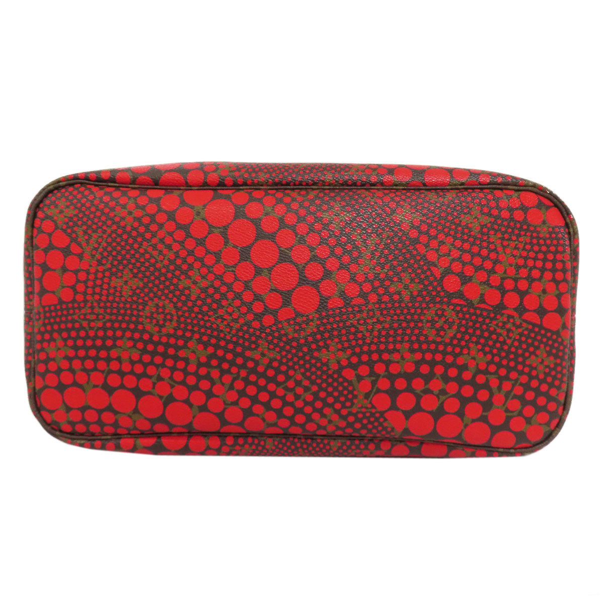 LOUIS VUITTON Tote Bag M40686 Monogram canvas Red Yayoi Kusama collaboration Neverfull MM