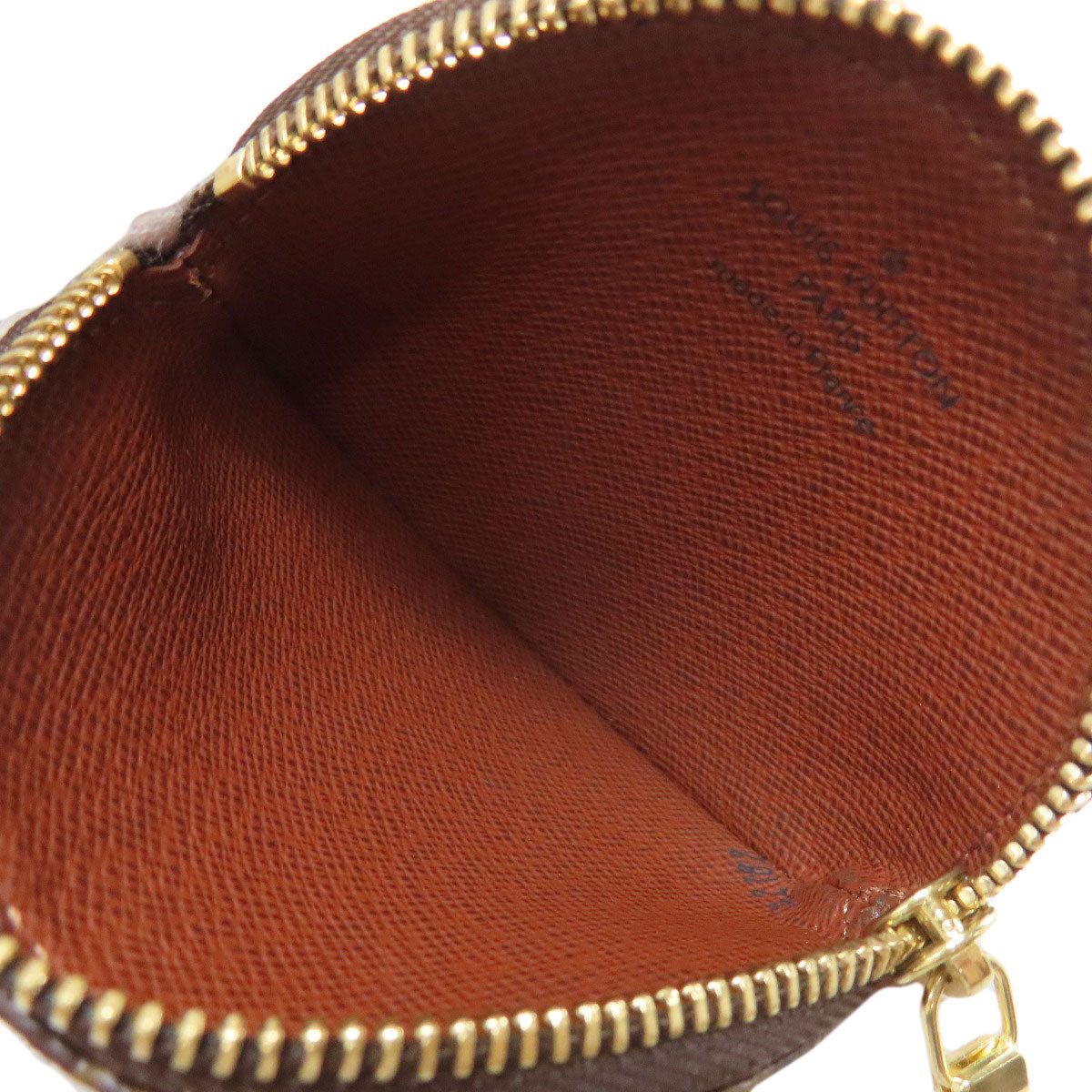 LOUIS VUITTON Coin case M61926 Monogram canvas Brown Portonet Ron