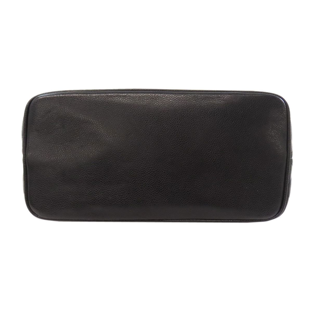 CHANEL Tote Bag Grained Calfskin Skin black Replica Tote SilverMetal