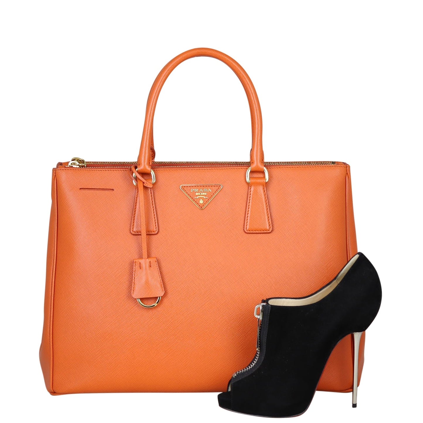 Prada Saffiano Lux Galleria Double Zip Tote Large