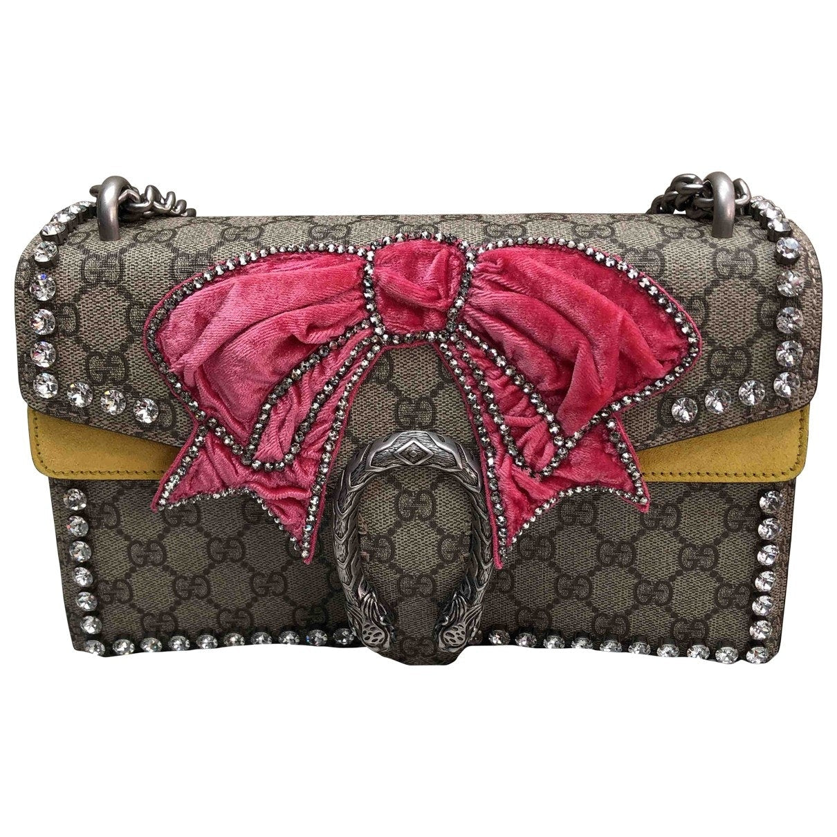 Gucci dionysus beige cloth handbag