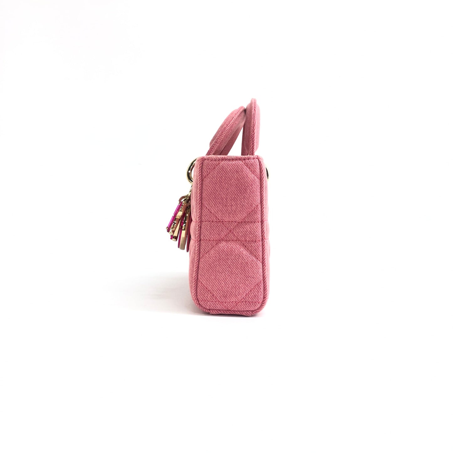 Dior Lady D Joy Denim Shoulder Bag