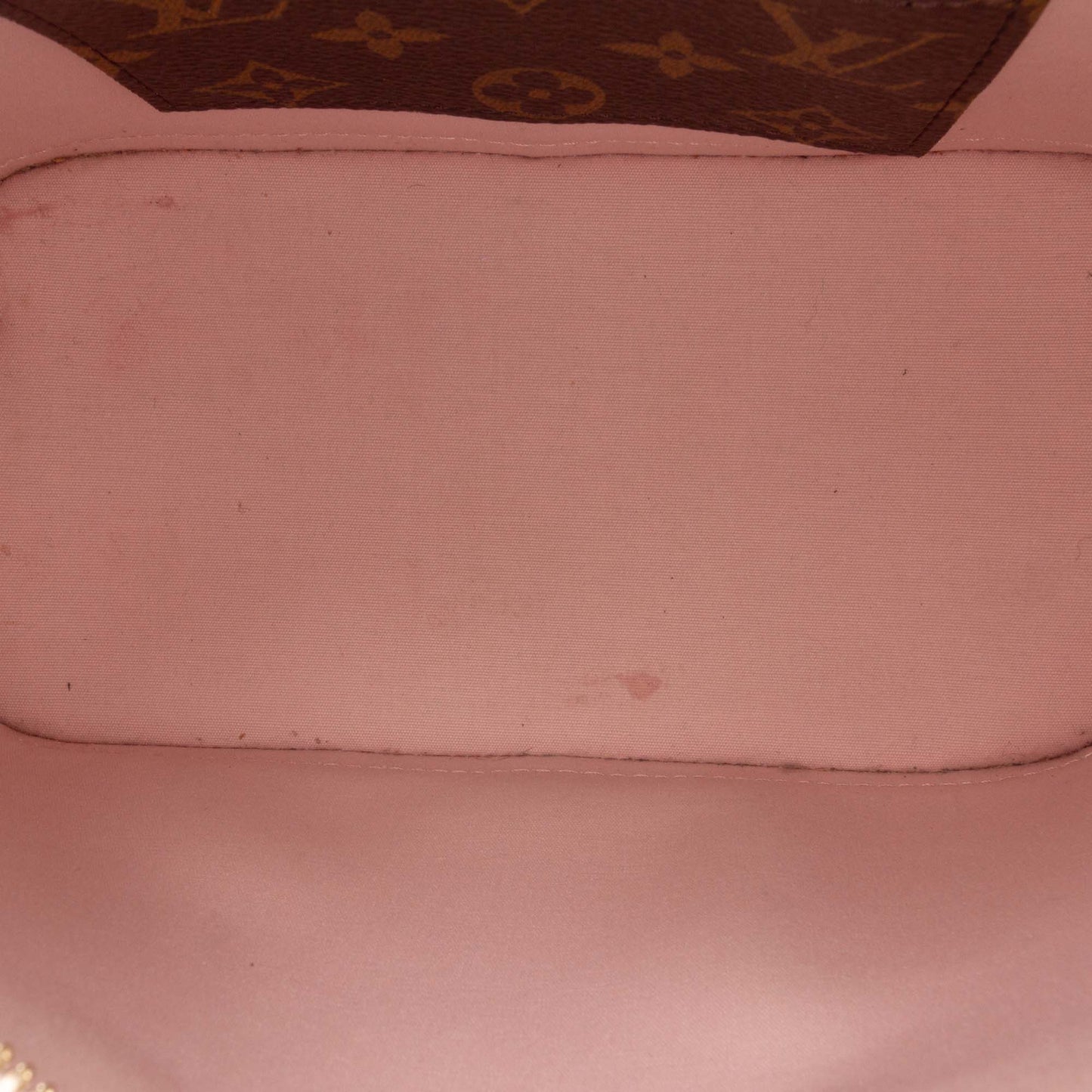 Pink Louis Vuitton Vernis Miroir Alma BB Satchel