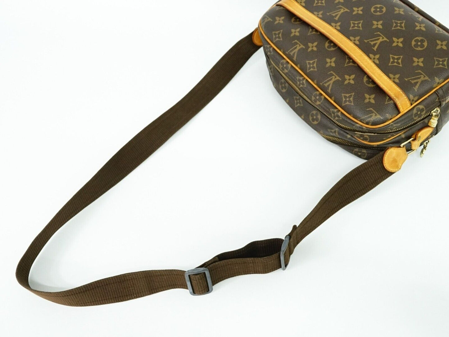 Louis Vuitton Brown Canvas Reporter pm shoulder bag