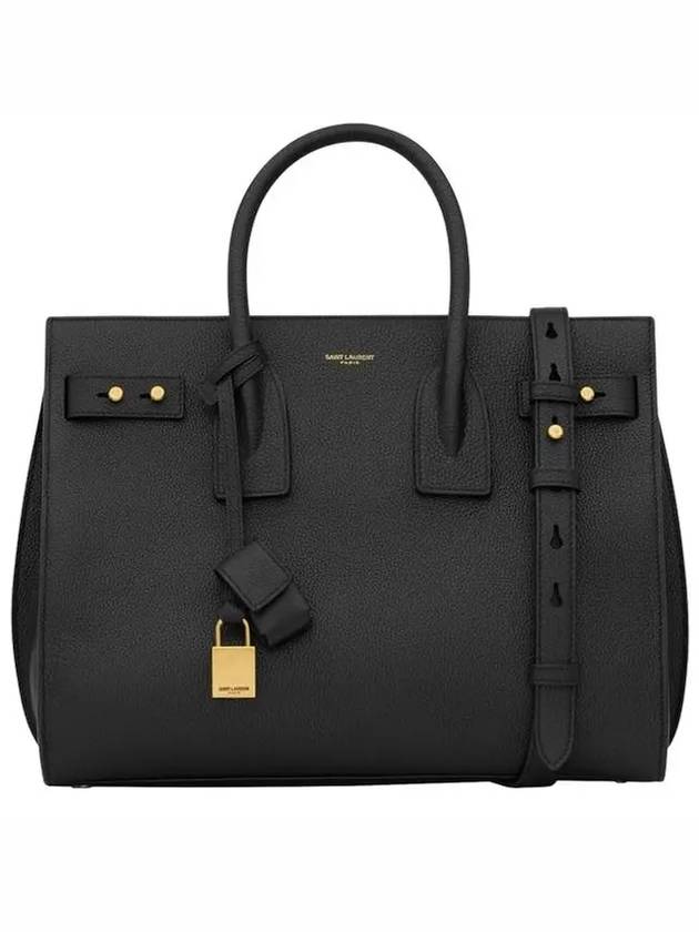 Luxury Saint Laurent Trending 2025 Sac De Jour Grain Leather Small Tote Bag Black
