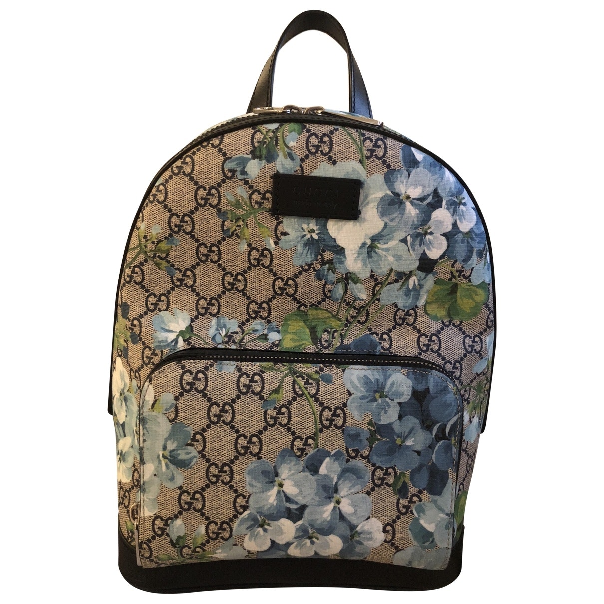 Gucci beige cloth backpacks