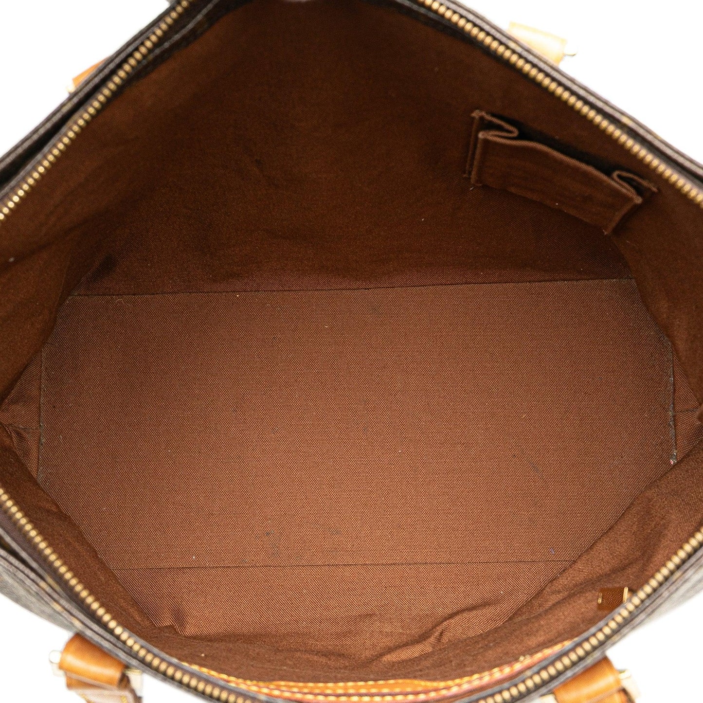 Brown Louis Vuitton Monogram Cabas Mezzo Tote Bag