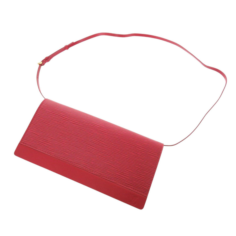 LOUIS VUITTON Shoulder Bag M5273E Epi Leather Red Honfleur Women