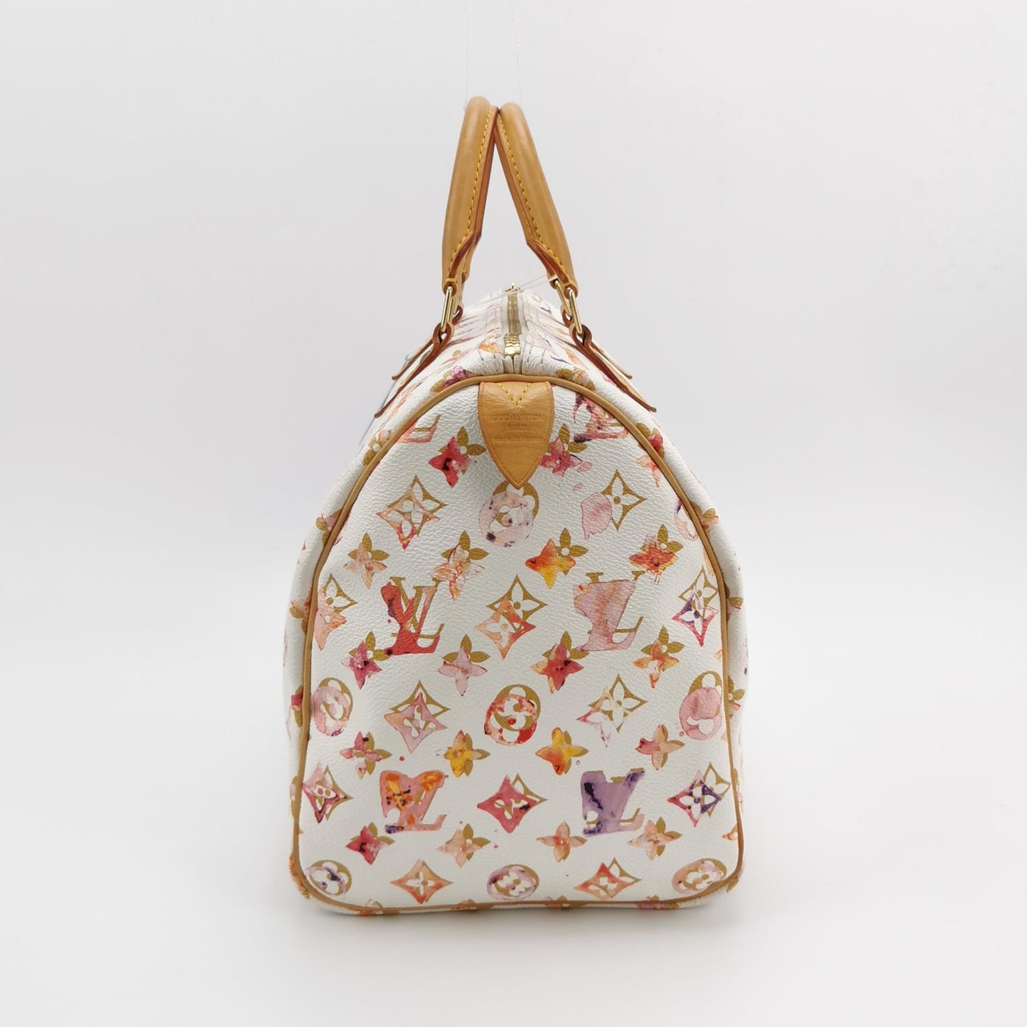 Louis Vuitton Speedy 35 Monogram Watercolor Pink Handbag Richard Prince 2008