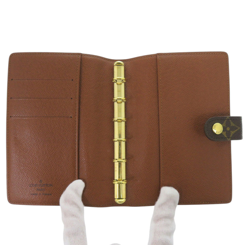 LOUIS VUITTON Notebook cover R20005 Monogram canvas Brown Monogram Agenda PM