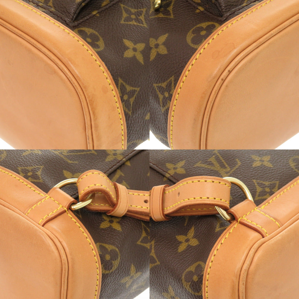 LOUIS VUITTON Backpack M51137 Monogram canvas Brown Monogram Mini Montsouris Women