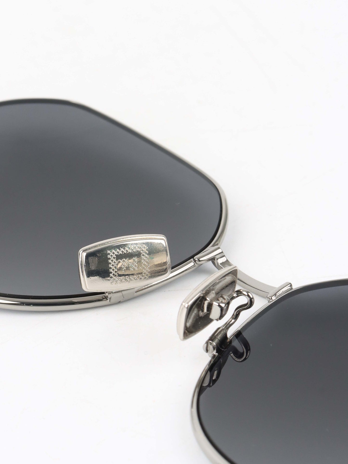 Fendi Silver frame sunglasses.