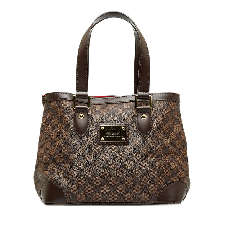 Louis Vuitton Damiere Hamsteed PM Tortoise Bag N51205 Brown PVC Leather Louis Vuitton