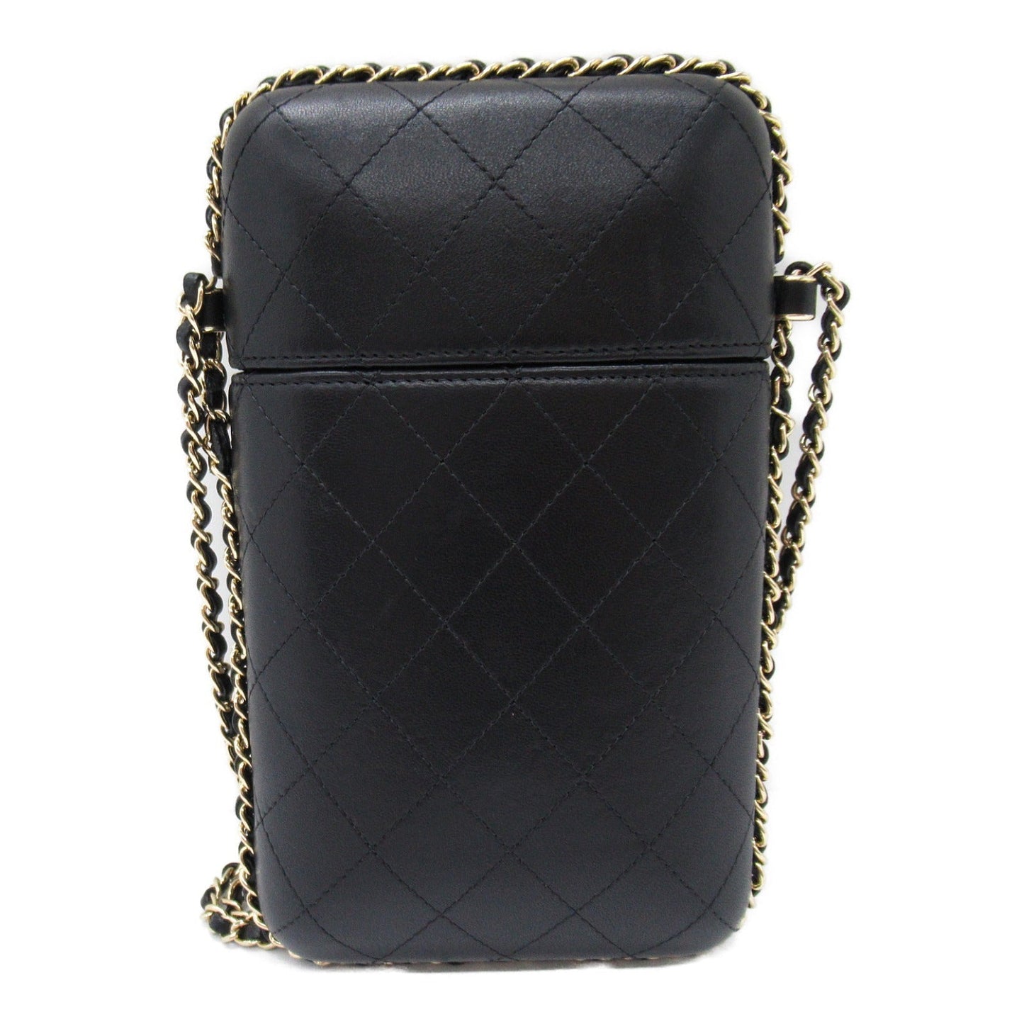 CHANEL Chain Pochette Chain Bag Chain Bag Ramble S Black Box