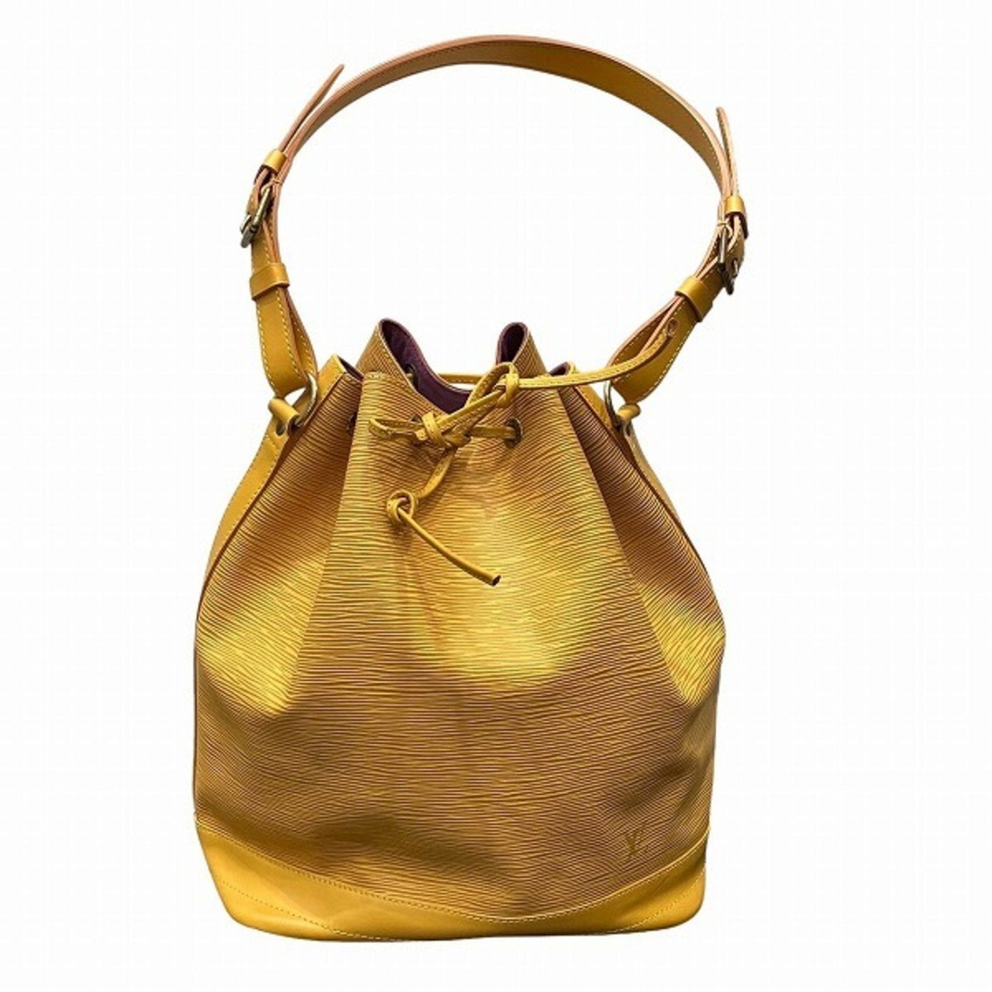 Louis Vuitton Jaune yellow Leather Shoulder Bag