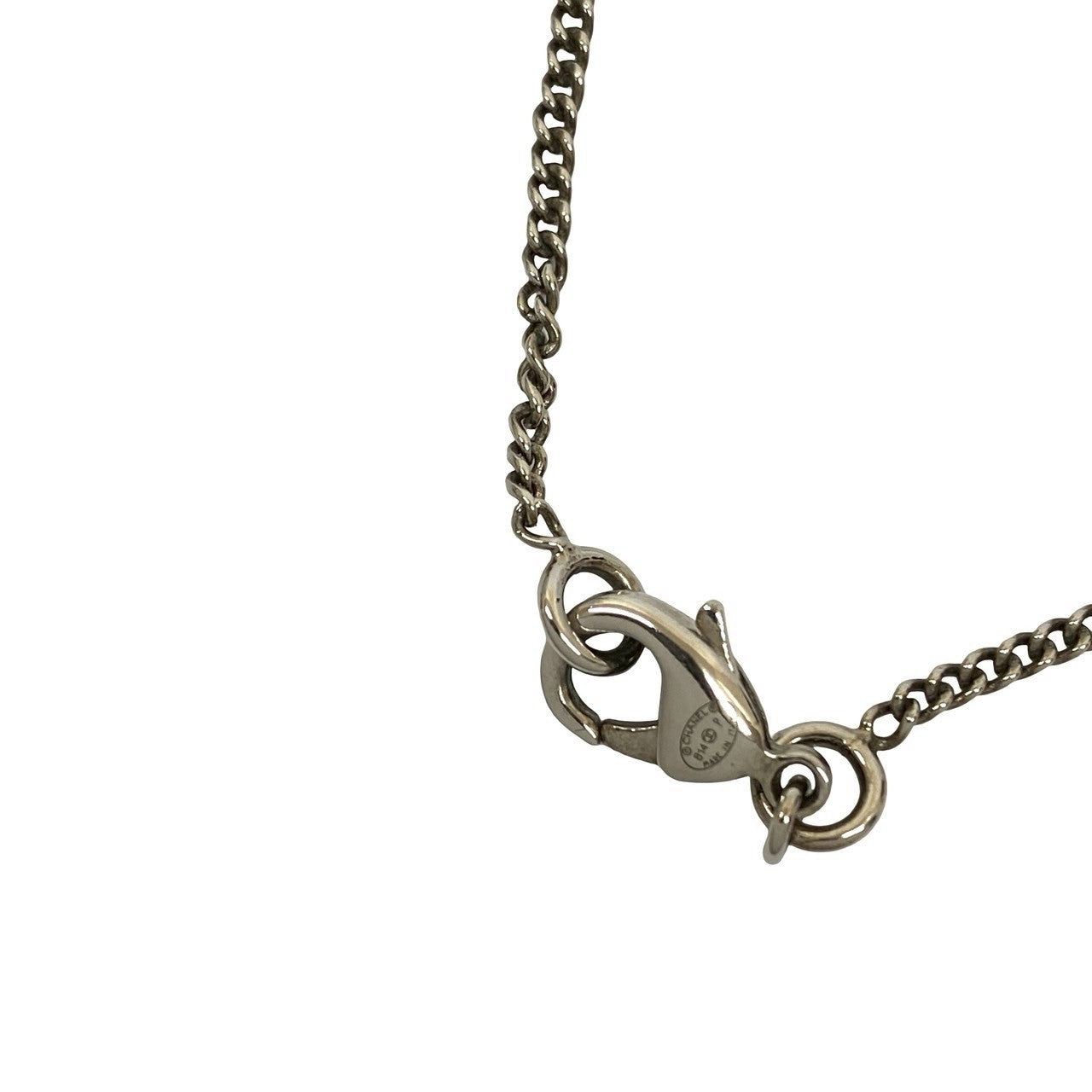 CHANEL Necklace metal Silver