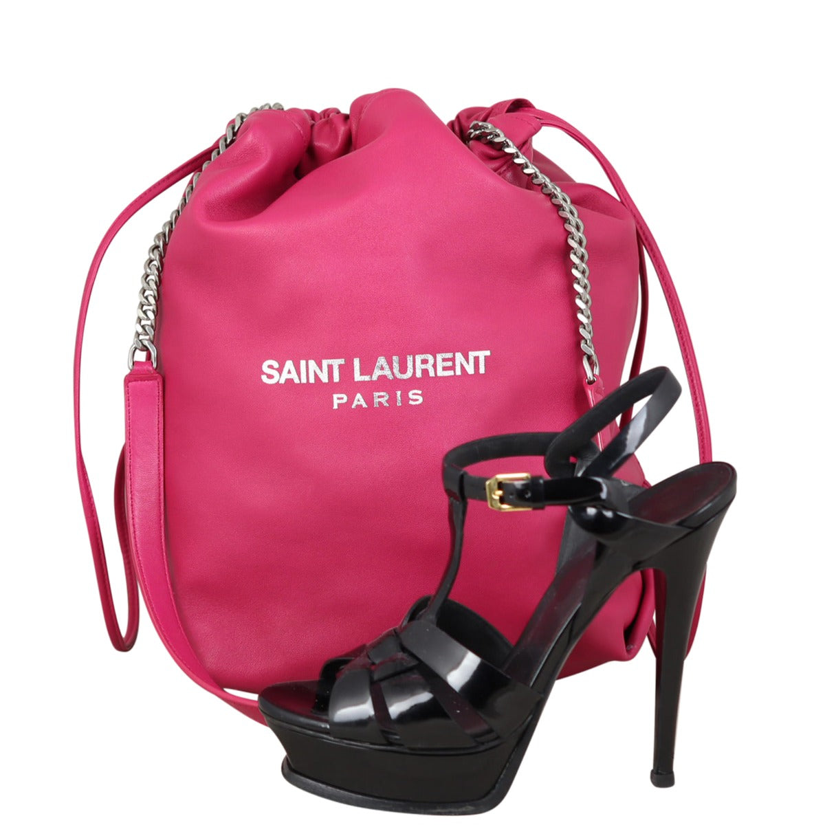 Saint Laurent Teddy Bucket Bag