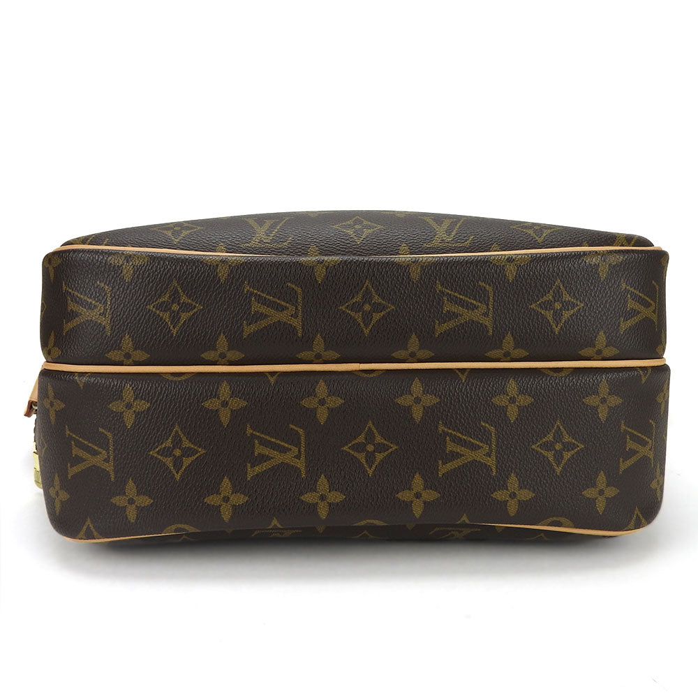 LOUIS VUITTON Shoulder Bag M45254 Monogram Brown Reporter PM
