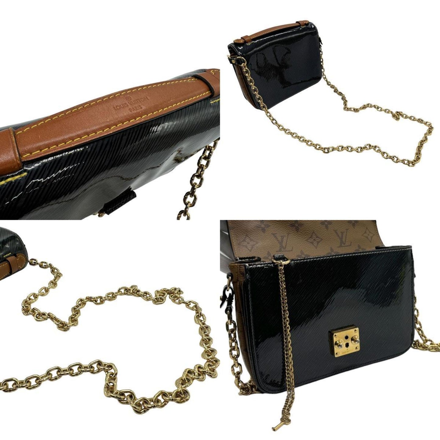 Louis Vuitton Monogram Reverse Pvc Pochette Shoulder Bag