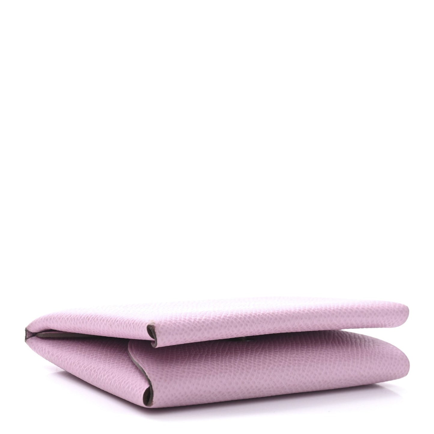 Hermes Epsom Calvi Duo Card Case Mauve Sylvestre
