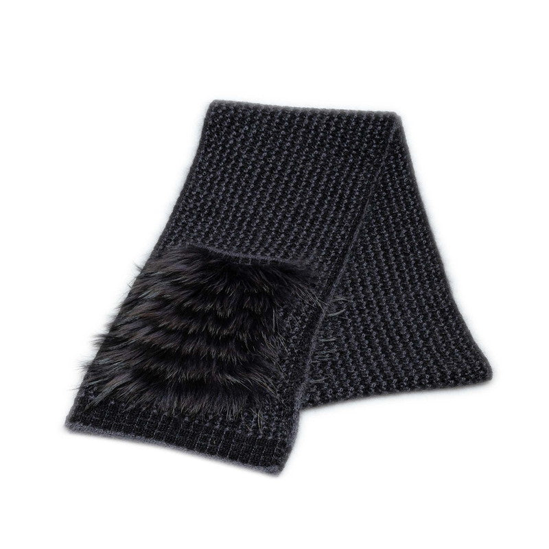 Louis Vuitton Elena Maffler M75091 Black Gr Wall for Silk Louis Vuitton