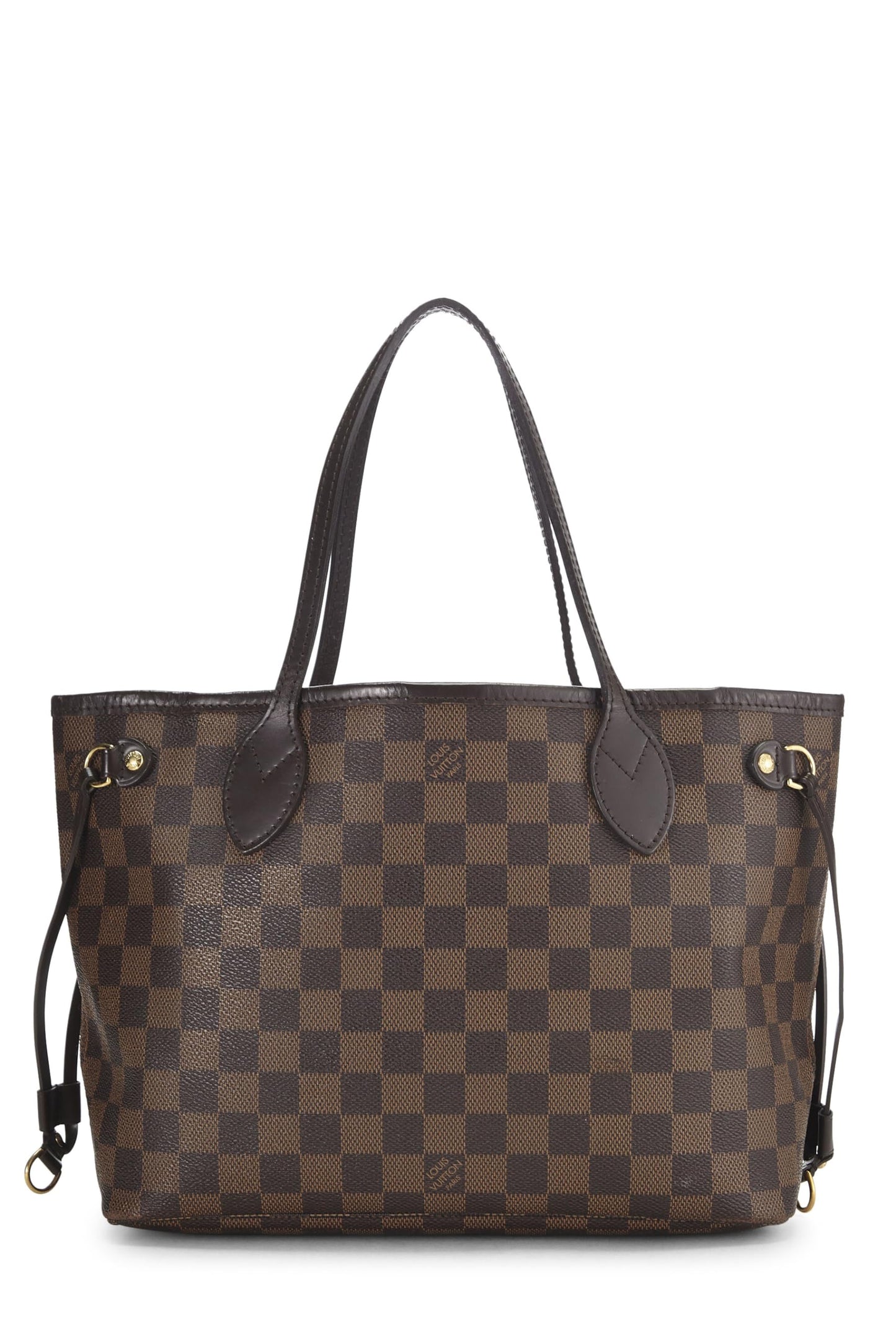 Louis Vuitton, Damier Ebene Neverfull PM, Brown