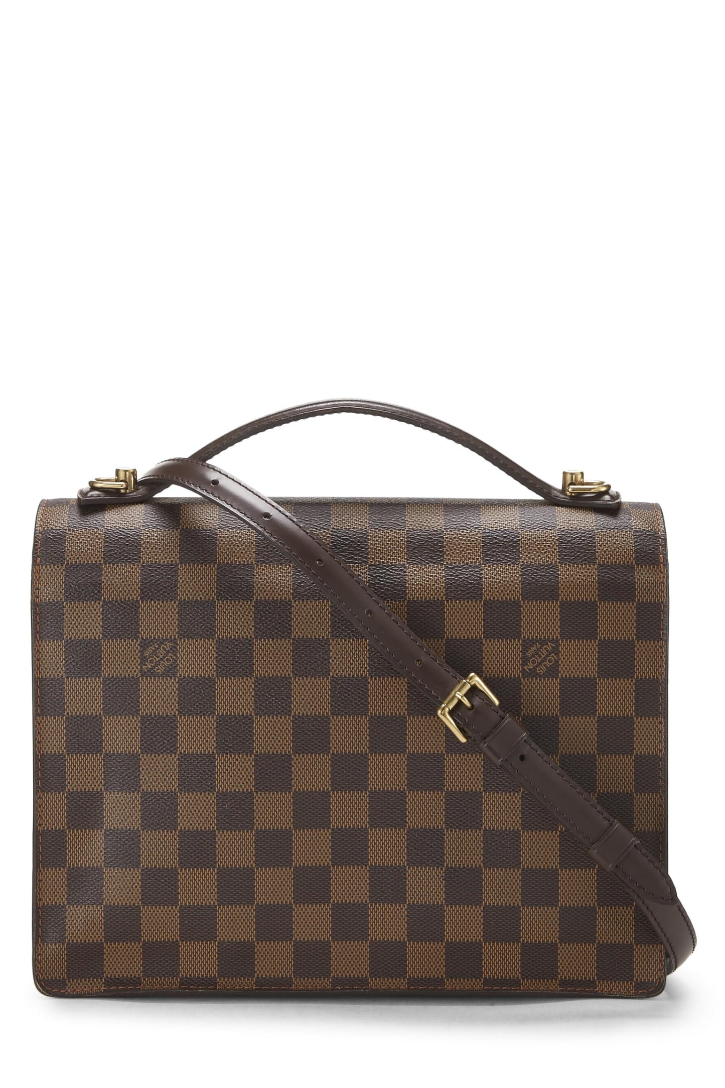 Louis Vuitton, Damier Ebene Monceau, Brown