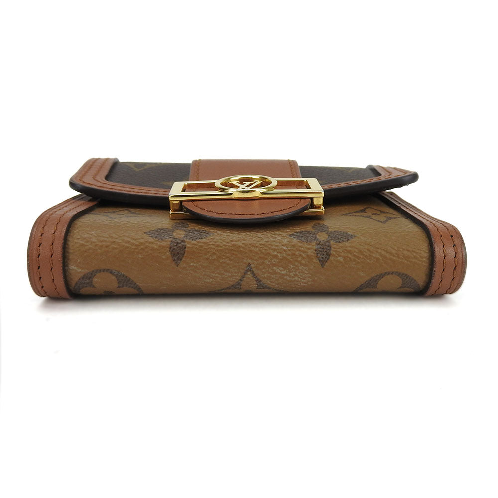 LOUIS VUITTON Tri-fold wallet M68725 Monogram Brown Portefeuille Daufine Compact