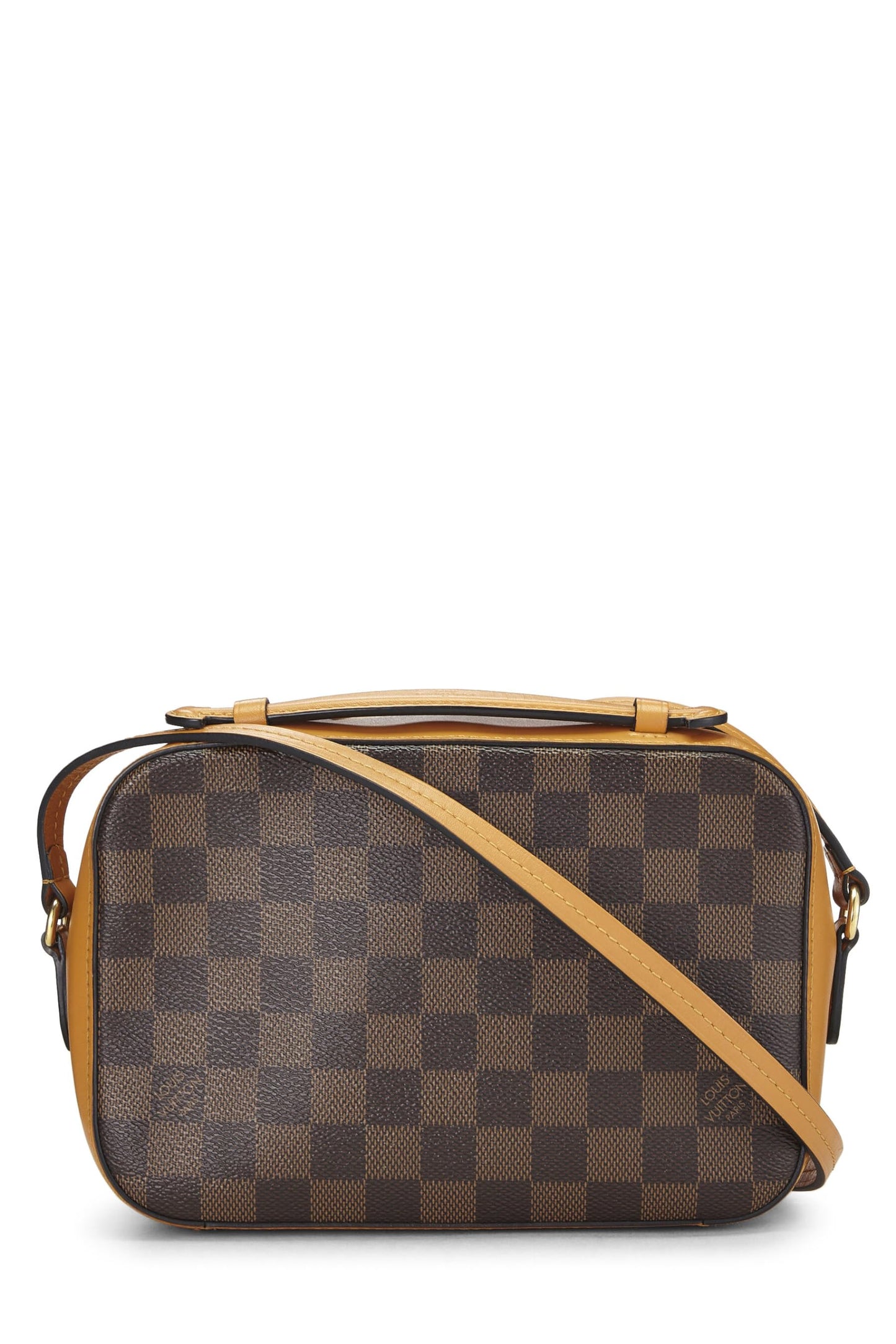 Louis Vuitton, Yellow Damier Ebene Santa Monica NM, Yellow
