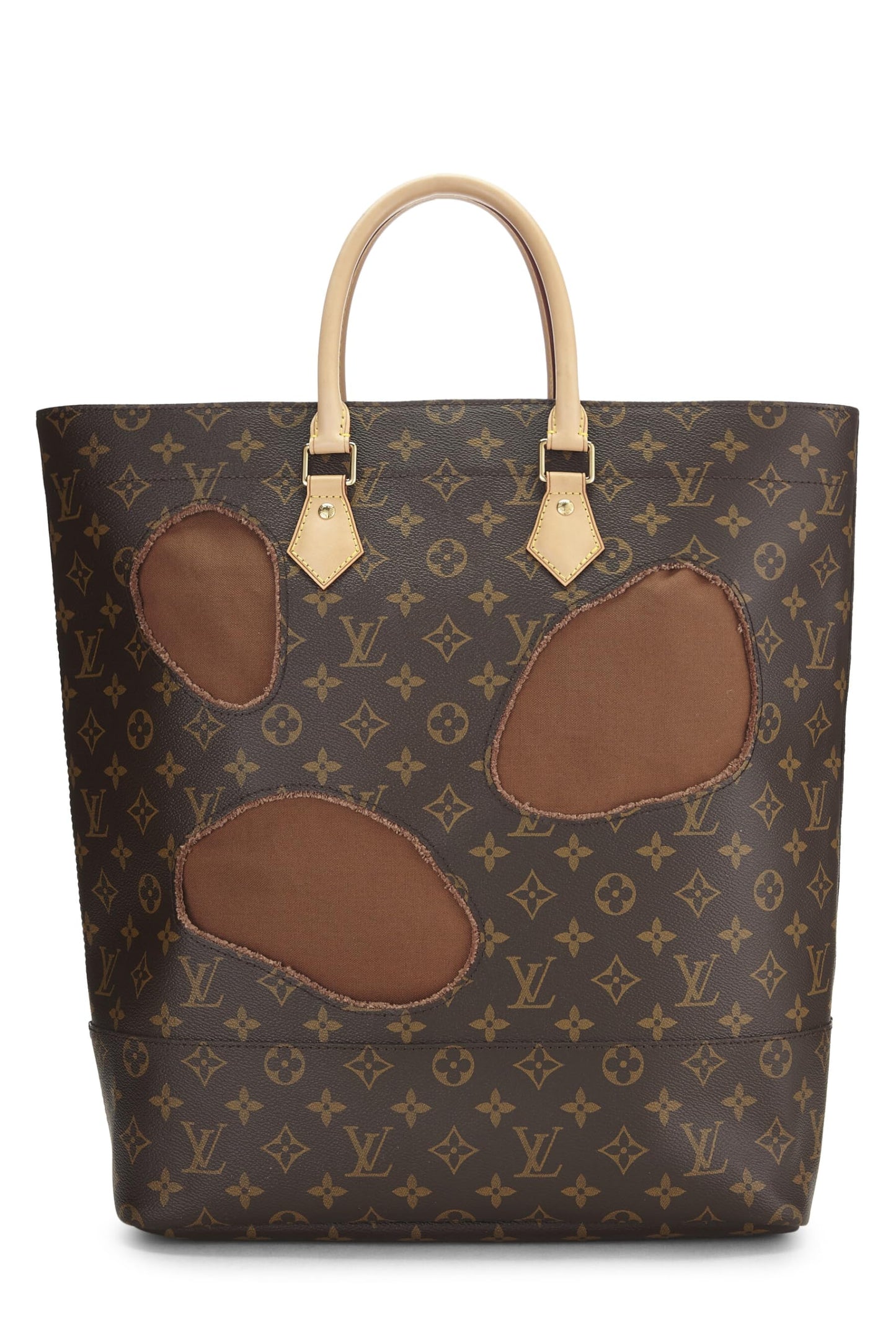 Louis Vuitton, Comme des Garçons x Louis Vuitton Monogram Bag with Holes, Brown