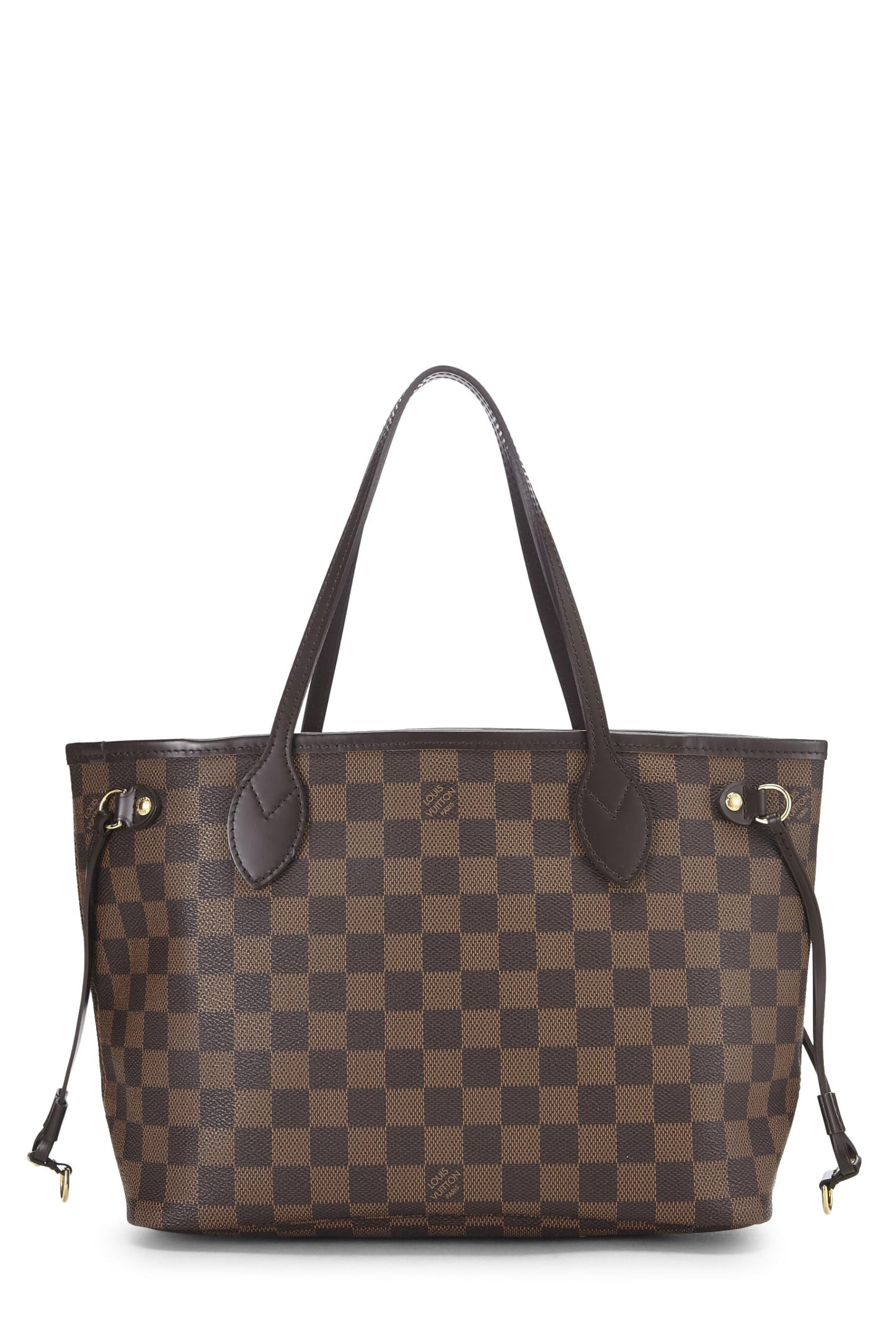 Louis Vuitton, Damier Ebene Neverfull PM, Brown