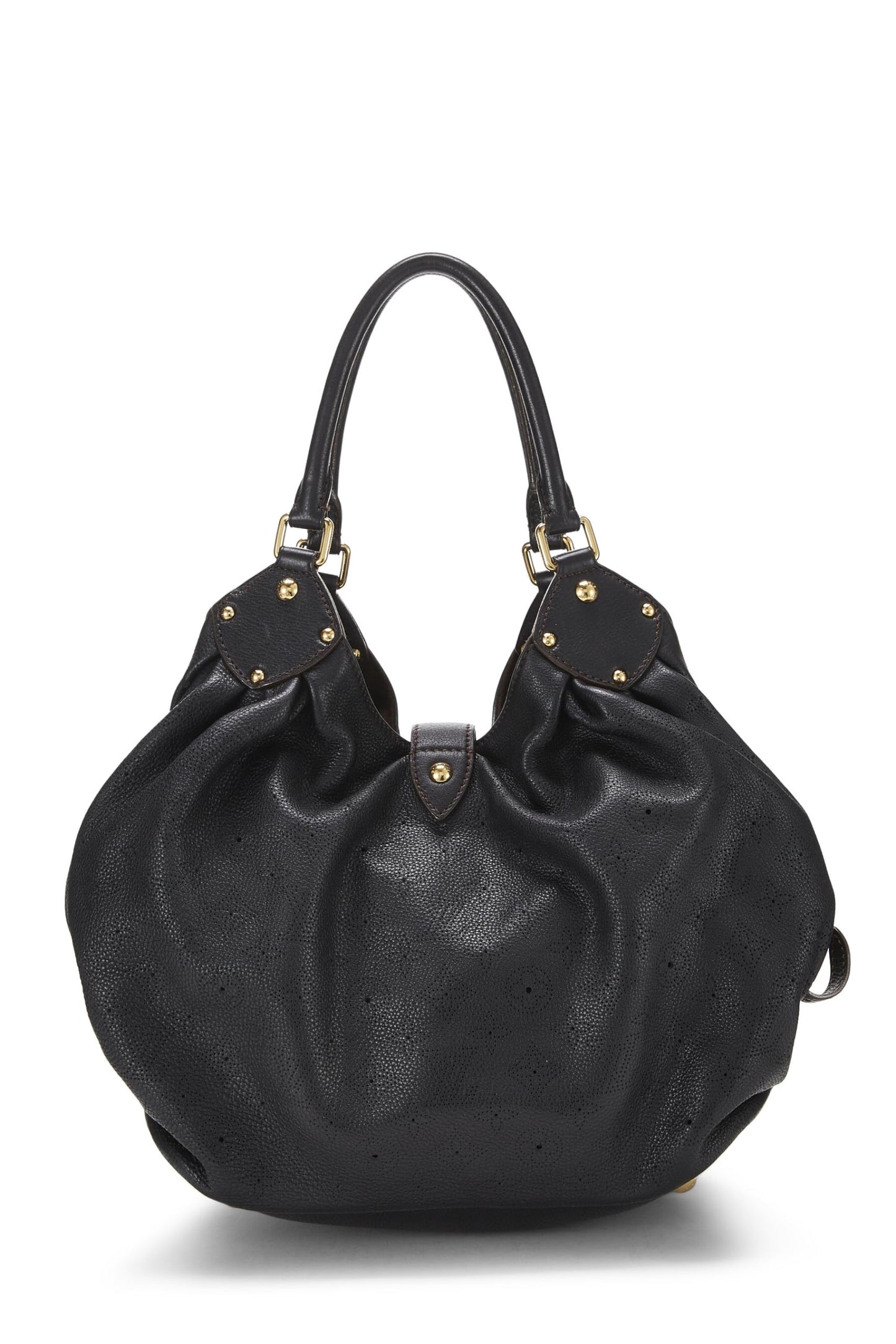Louis Vuitton, Black Monogram Mahina Large, Black