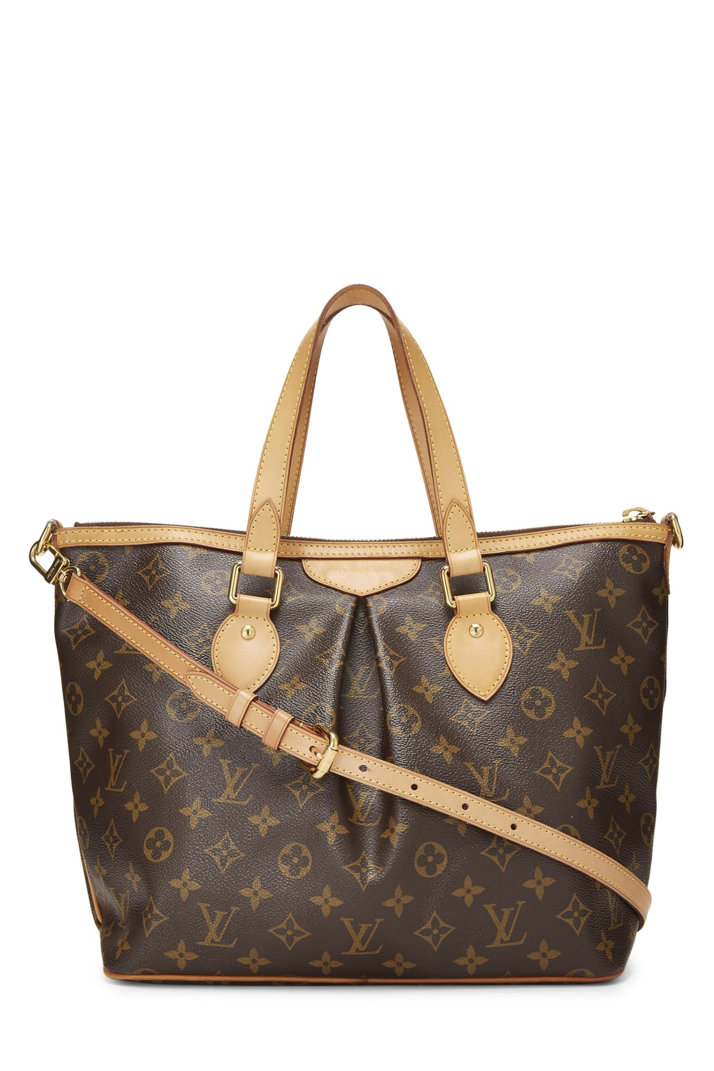 Louis Vuitton, Monogram Canvas Palermo PM, Brown