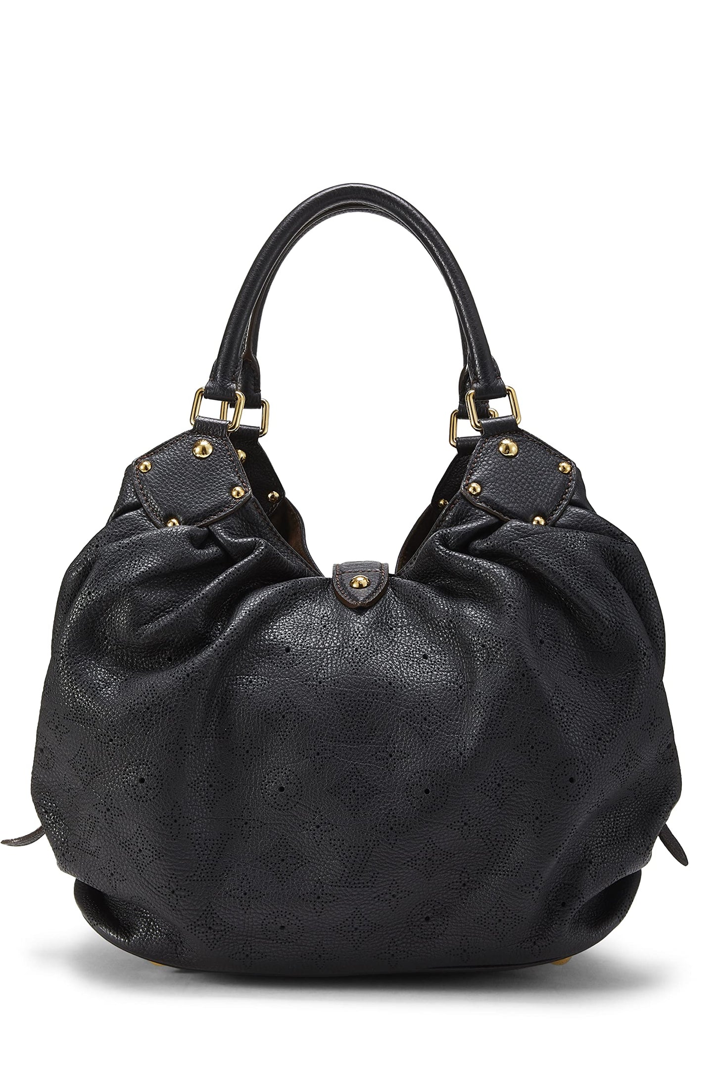 Louis Vuitton, Black Monogram Mahina Large, Black