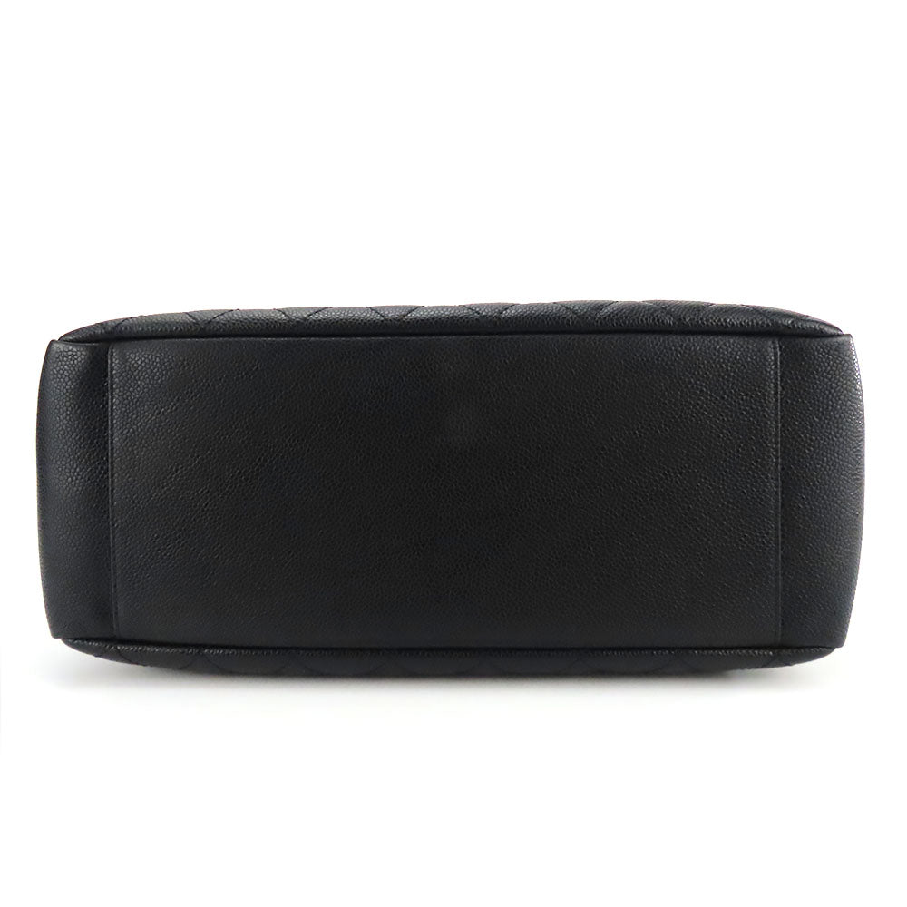CHANEL Tote Bag Caviar skin black Matrasse GST