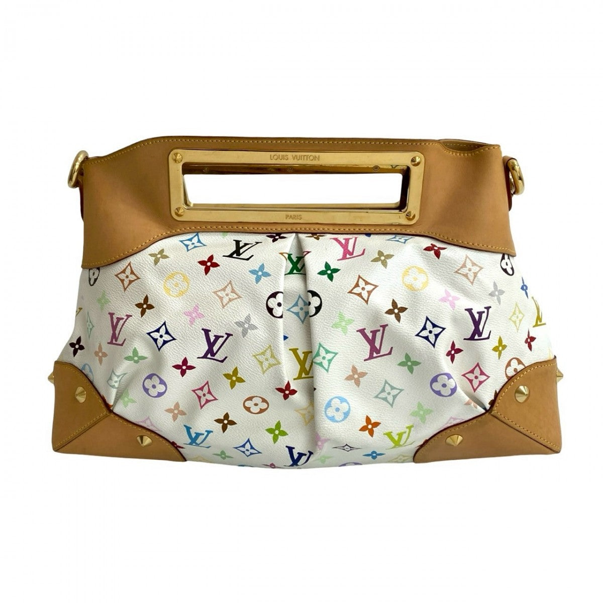 LOUIS VUITTON Shoulder Bag M40253 leather multicolor Monogram multicolor Judy GM