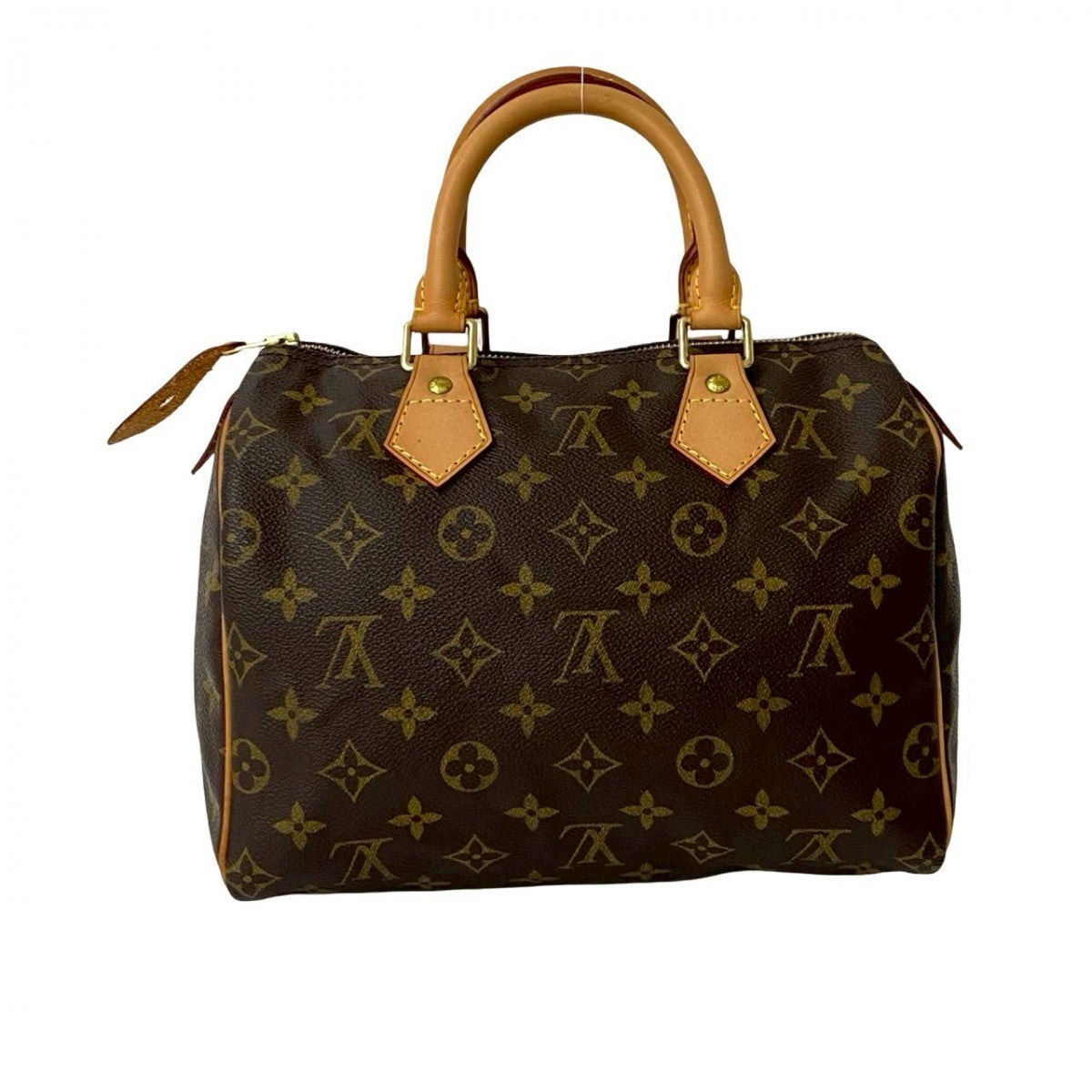LOUIS VUITTON Handbag leather Brown Monogram Speedy 25