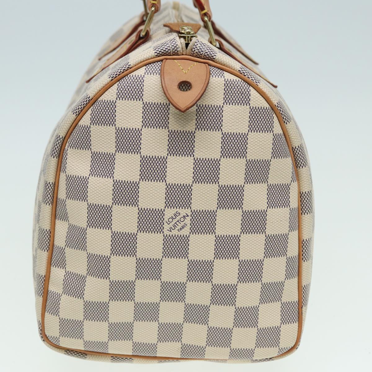 LOUIS VUITTON Damier Azur Hand Bag N41533 LV Auth 82725