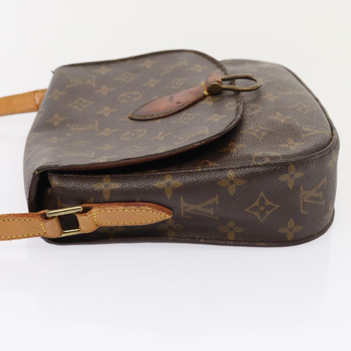 LOUIS VUITTON Monogram Saint Cloud GM Shoulder Bag M51242 LV Auth 82843
