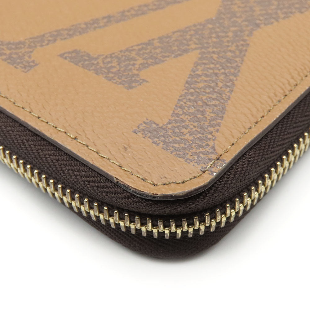 LOUIS VUITTON Long Wallet Purse M69353 Monogram reverse Brown Zippy wallet