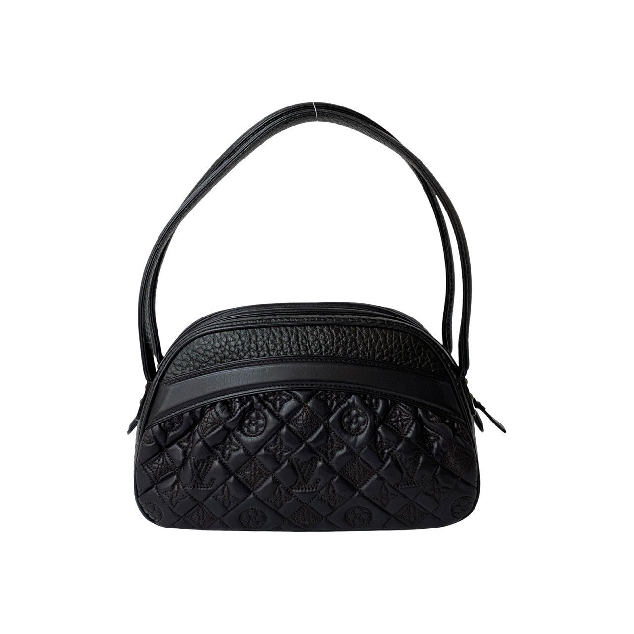 LOUIS VUITTON Handbag leather Brown Monogram Vienna Clara