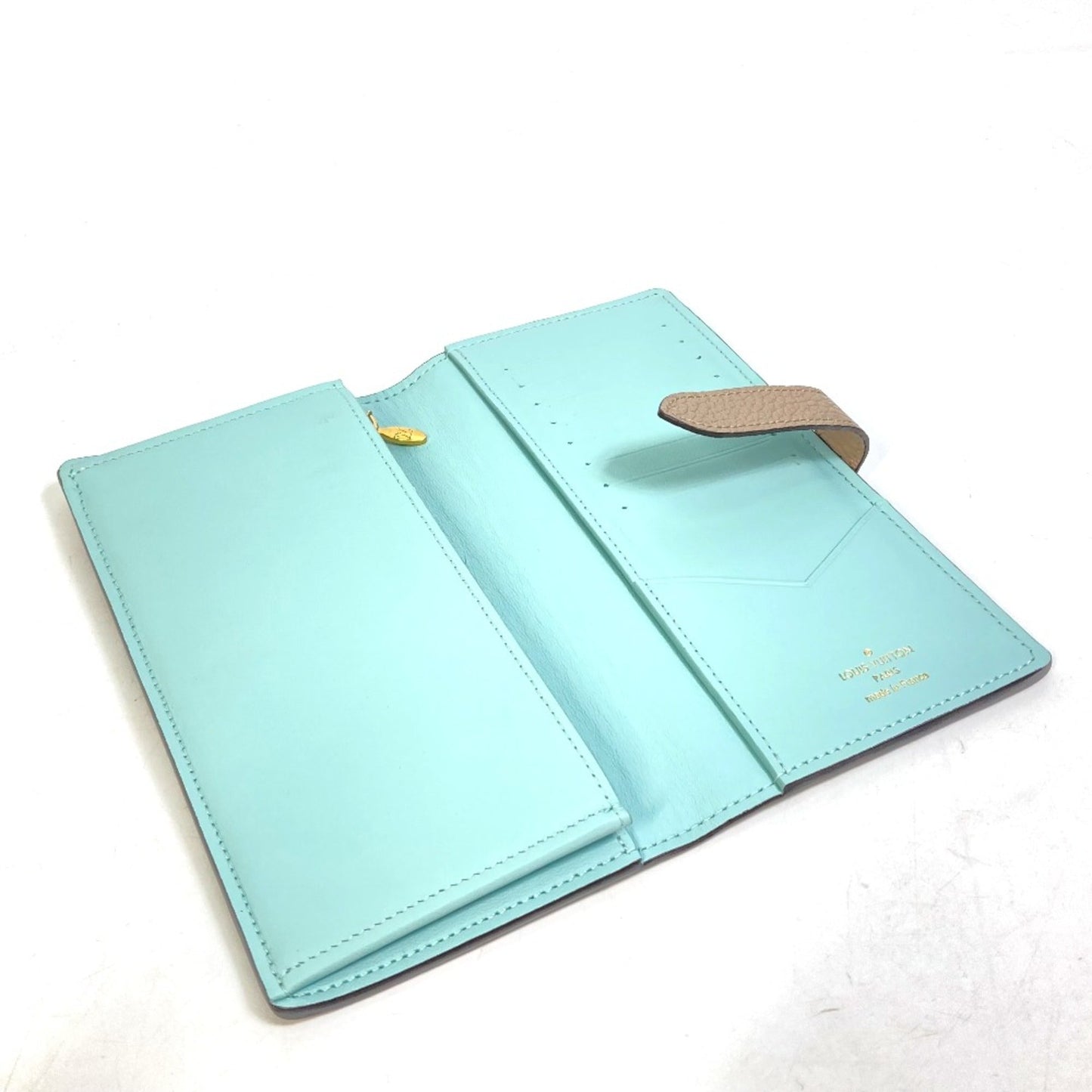Louis Vuitton Leather Long Wallet (Bi-Fold)