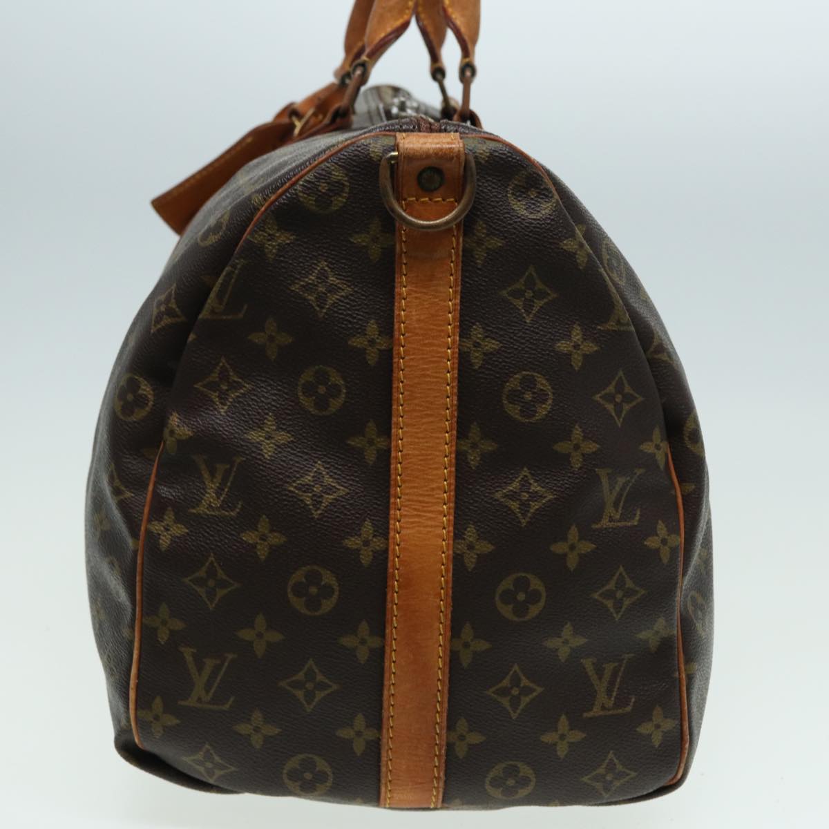 LOUIS VUITTON Monogram Keepall Bandouliere 50 Boston Bag M41416 LV Auth 84057