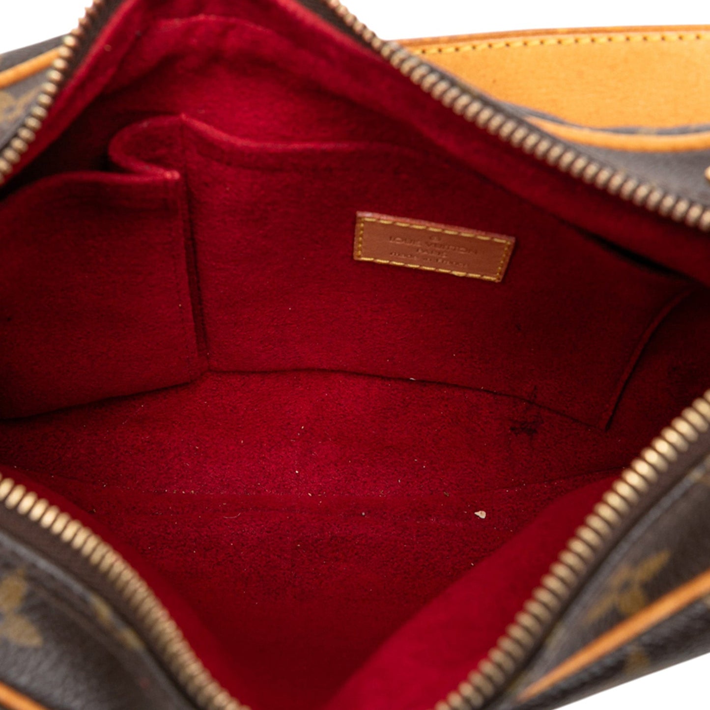 Brown Louis Vuitton Monogram Croissant MM Hobo Bag
