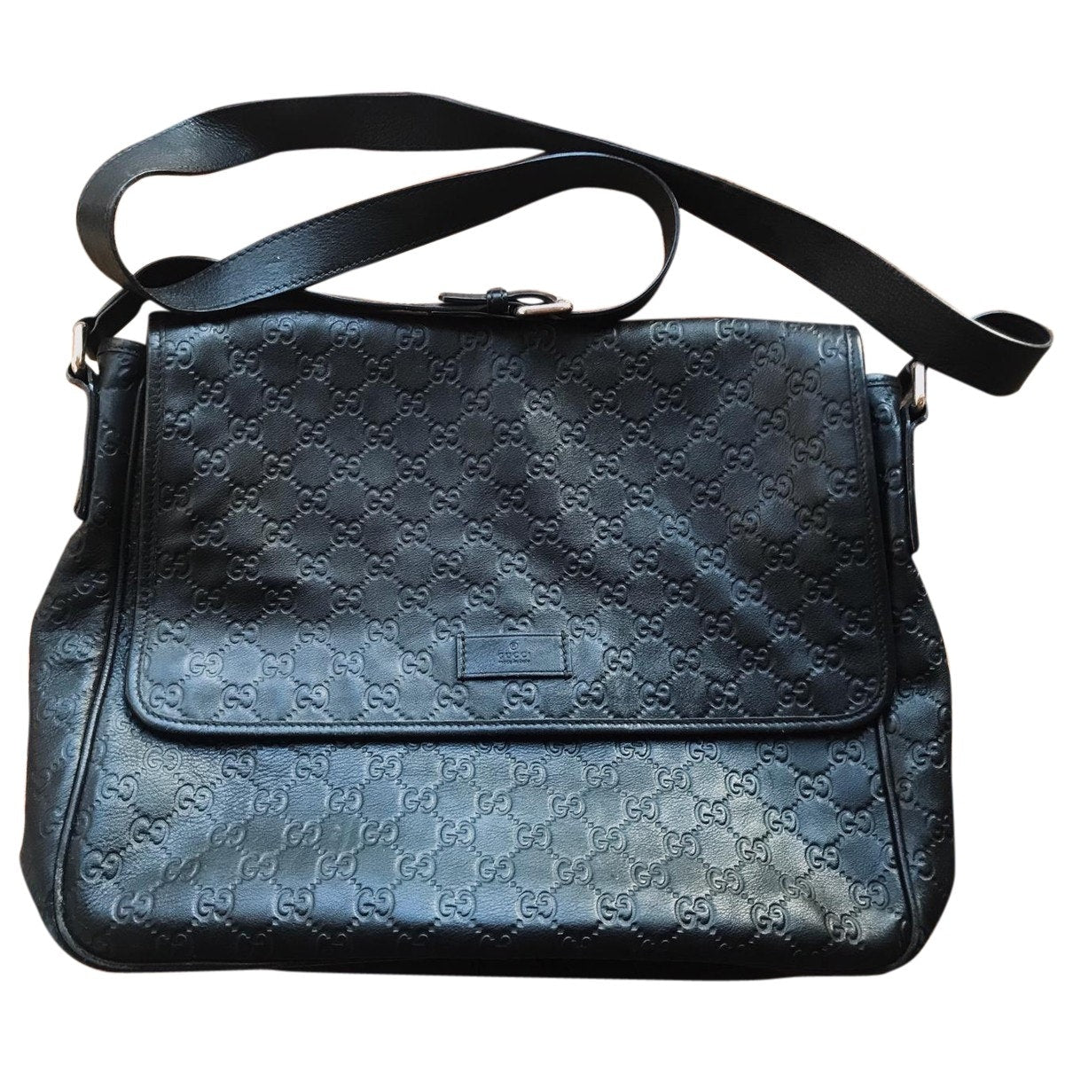 Gucci black leather bag