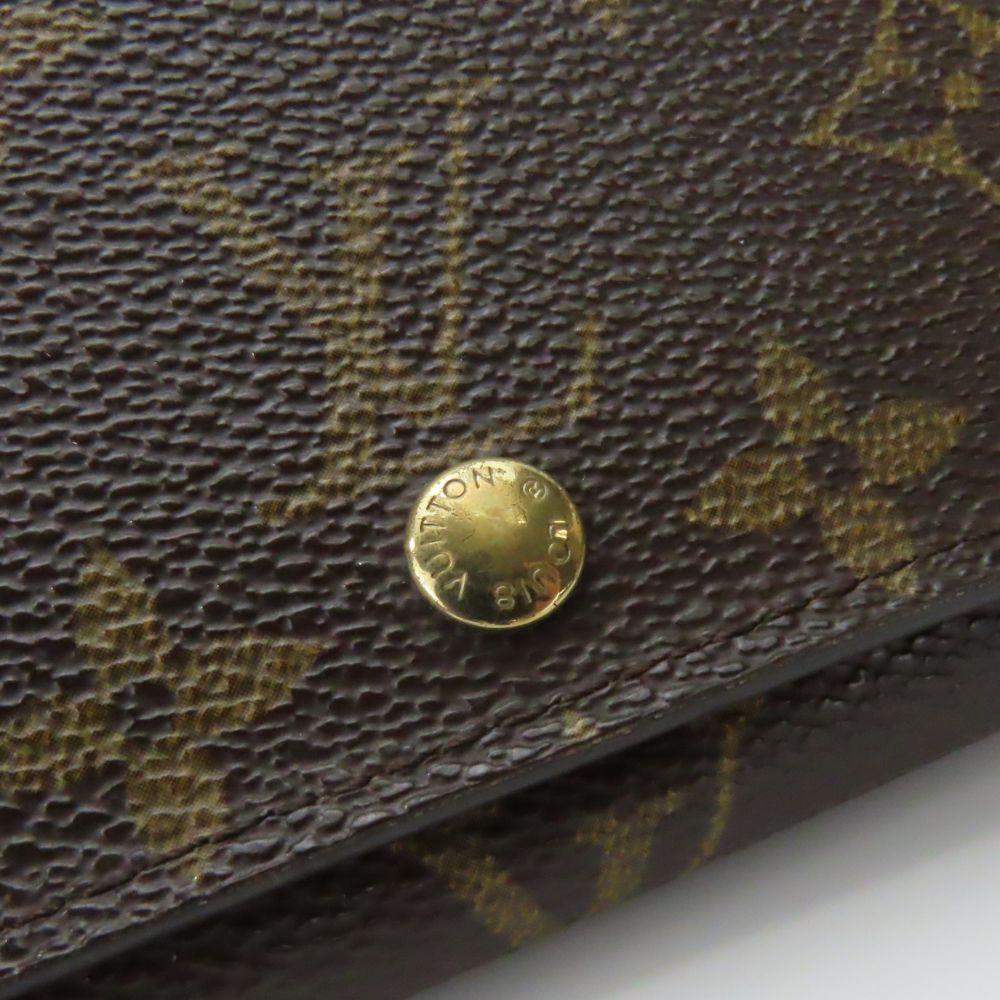 LOUIS VUITTON Bifold Wallet M61730 Monogram Brown Portomonet Bie Tresol Women