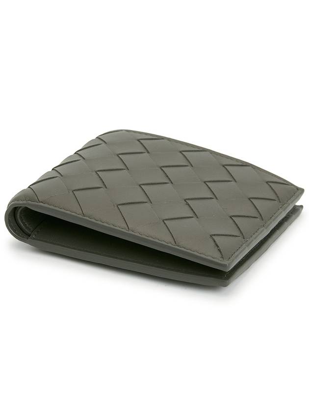 Luxury Bottega Veneta Intrecciato Half Wallet Green