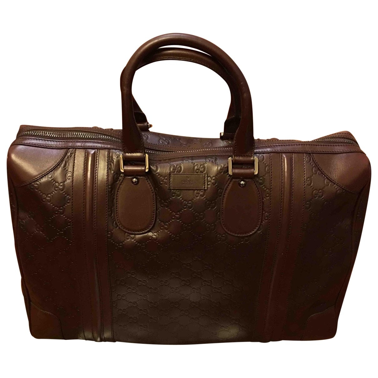 Gucci brown leather bag